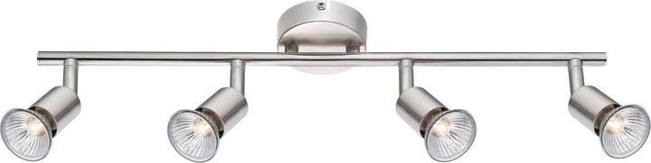 Image du produit Nova Luce BASE Plafonnier GU10 quadruple nickel 51x8x10,9cm dimmable 660004