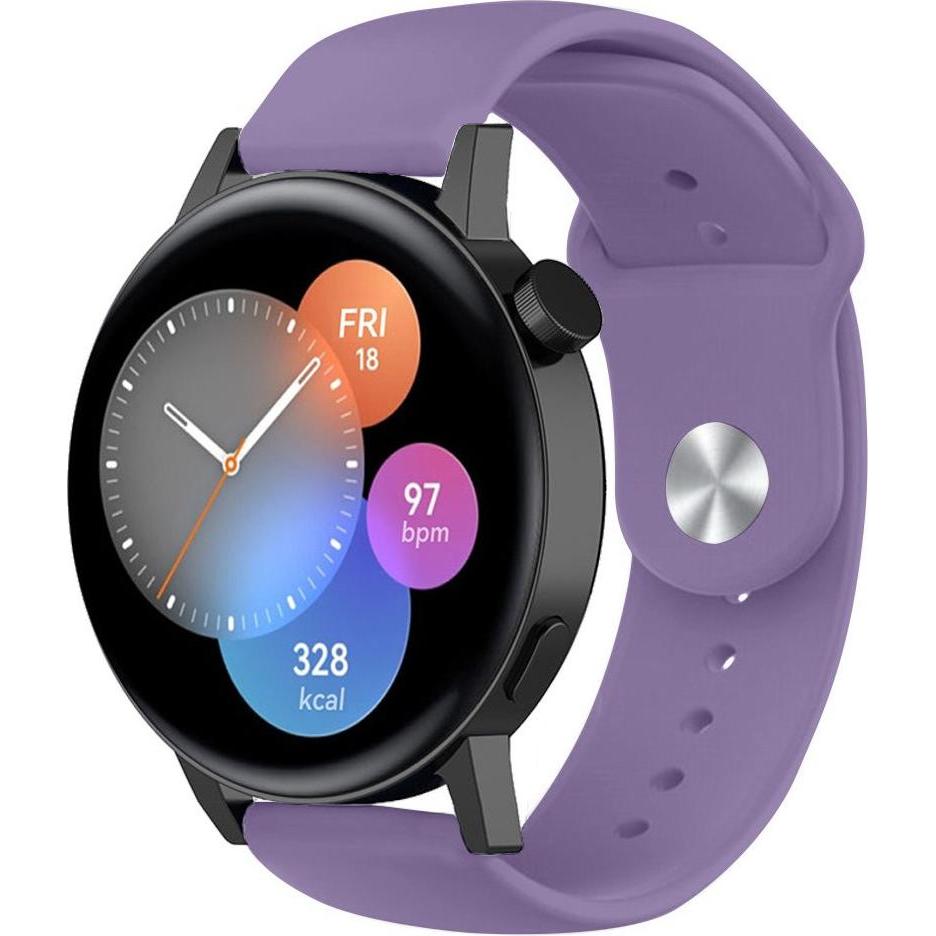 Strap-it Sportarmband (Silikon), Uhrenarmband, Violett