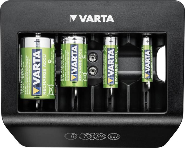 Immagine prodotto Varta Caricabatterie universale LCD+ (1 pz., 9V Block, Caricabatterie senza batteria)