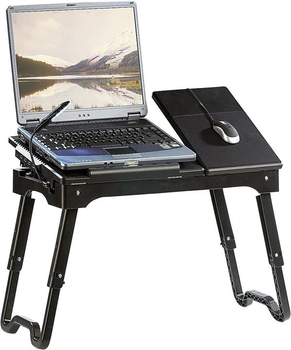 Produktbild General Office Notebook-Tisch mit Schwanenhals-LED