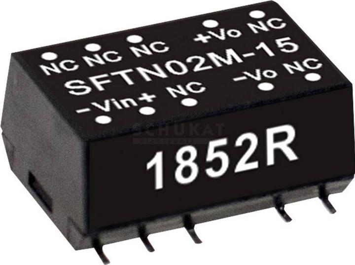 Produktbild MeanWell SMD DC/DCWandlerModule Serie SFTN02 SMD Case Single Output 1 ungeregelt