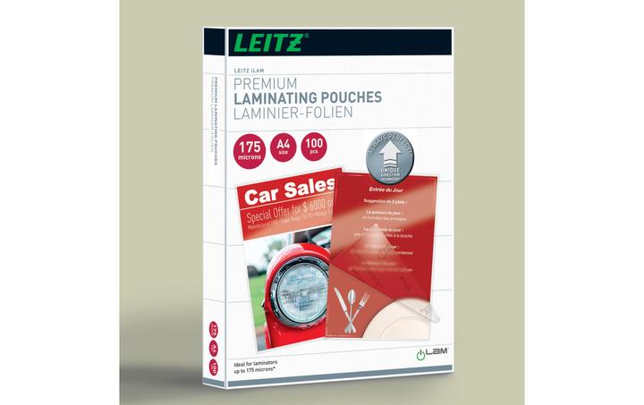 Actual product image Leitz Laminating film (A4, 100 Piece, 175 µm)