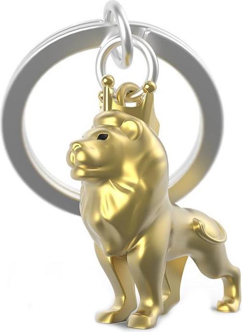 Actual product image Metalmorphose Lion keyring pendant