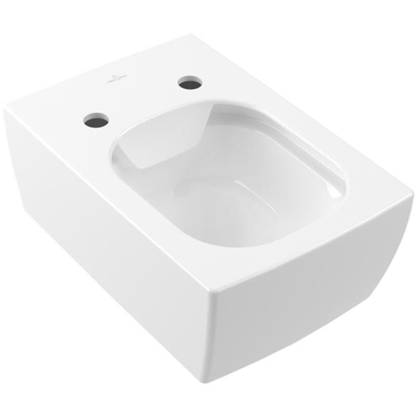 Villeroy & Boch, Toilette + Bidet, Memento 2.0 Wand-Tiefspül-WC, spülrandlos, DirectFlush, 4633R0
