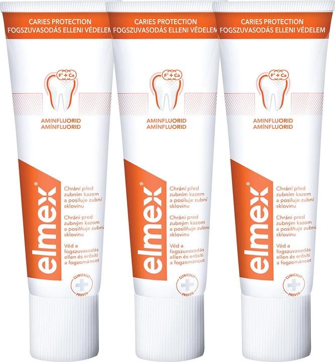 Elmex Toothpaste Caries Protection 3 x 75 ml (75 ml)