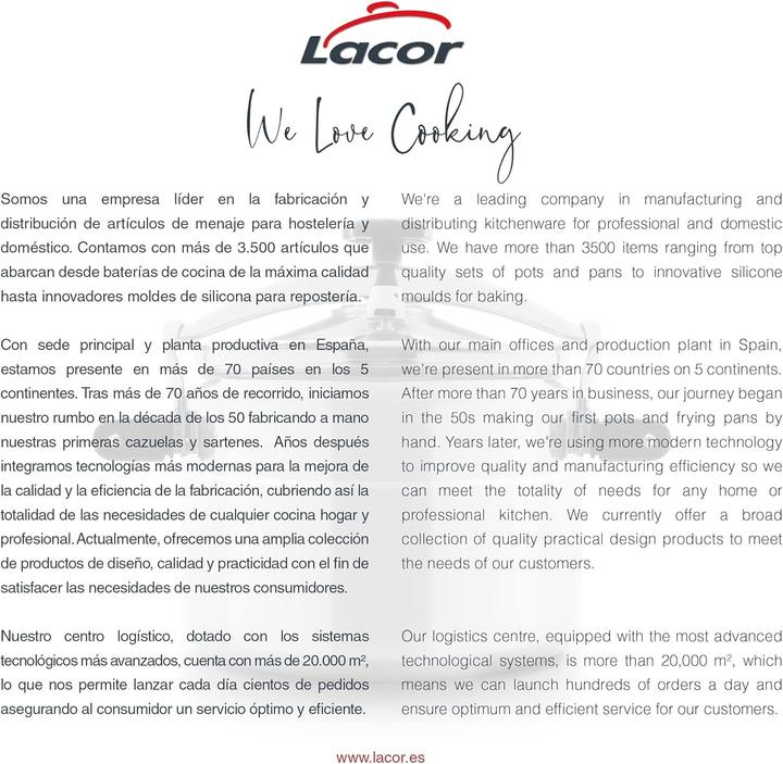 Actual product image Lacor 20134 (Pot, Aluminium, 34 x 33.80 cm)