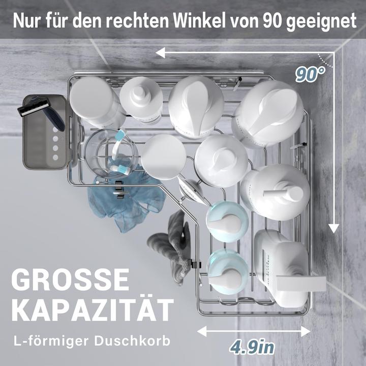 Produktbild Finibo 2-teiliges Duschablage-Set