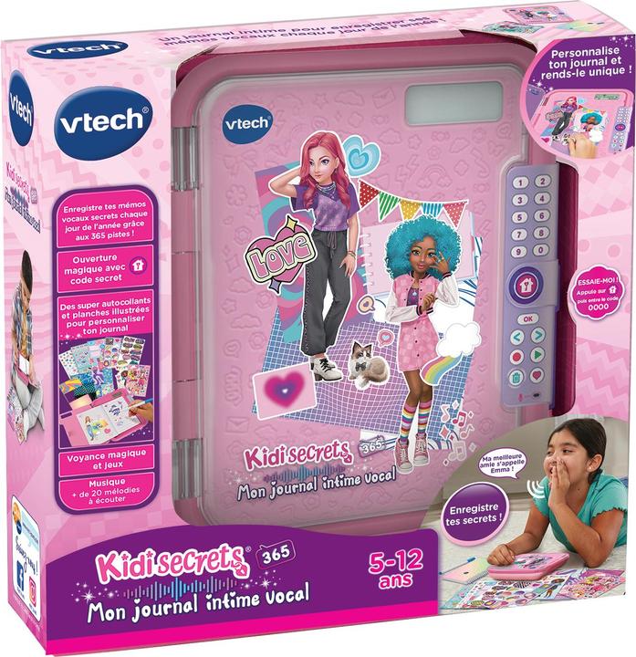 Produktbild VTech KidiSecrets 365 - Mon journal intime vocal (Französisch)