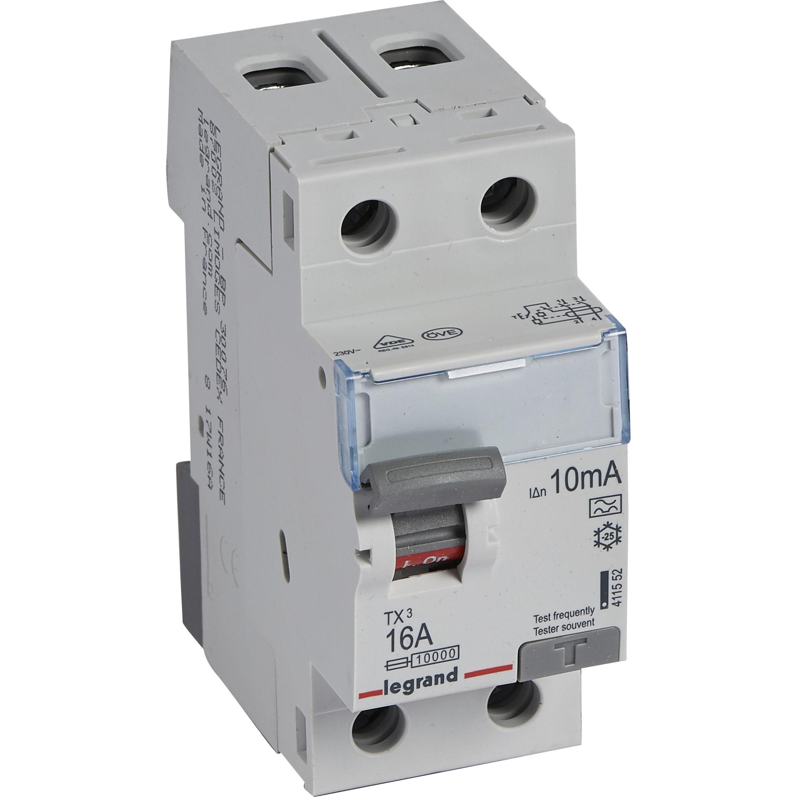 Legrand, Schutzschalter, TX3 Fehlerstromschutzschalter