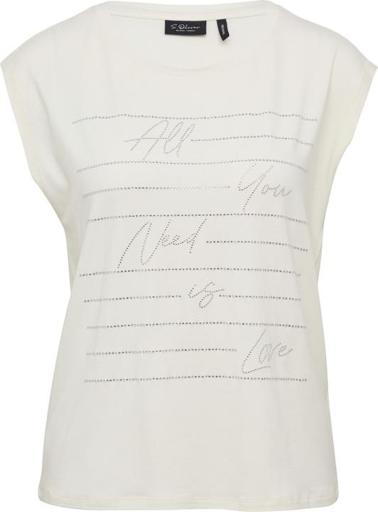 Actual product image S.Oliver T-Shirt T-Shirt im Relaxed Fit mit Glitzer-Artwork (46)