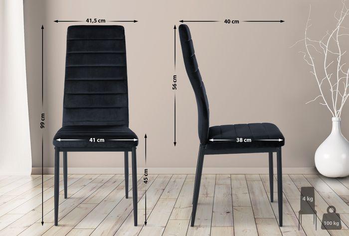 Produktbild Swisshandel24 6er Set Mayfair Samt