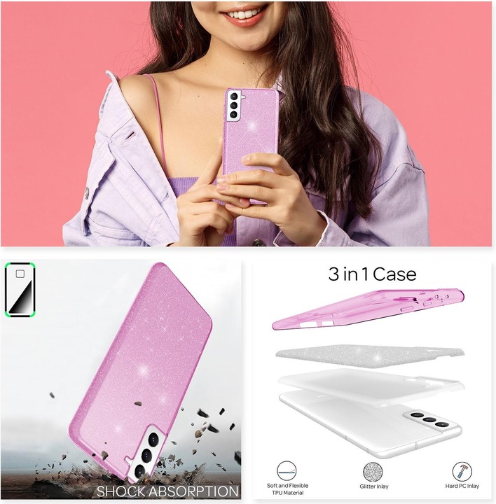 Image du produit Nalia Coque Brillante (Samsung Galaxy S21 FE)