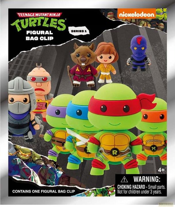 Produktbild Monogram Int. Teenage Mutant Ninja Turtles 3D PVC-Taschenanhänger Series 1 Display (24)