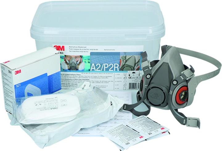 Image du produit 3M Jeu de masques de protection 6200 Kit/A2/P2 (A2P2, 1 x)