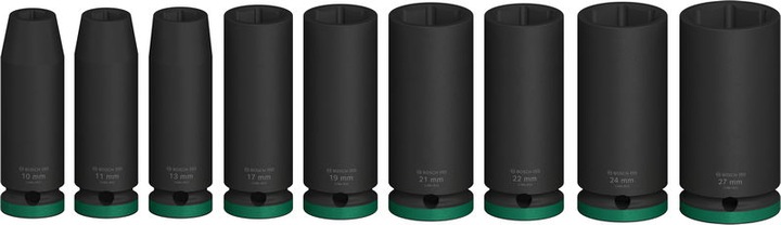Actual product image Bosch Professional Zubehör PRO Impact (10 mm, 17 mm, 21 mm, 13 mm, 22 mm, 24 mm, 19 mm, 11 mm, 27 mm)