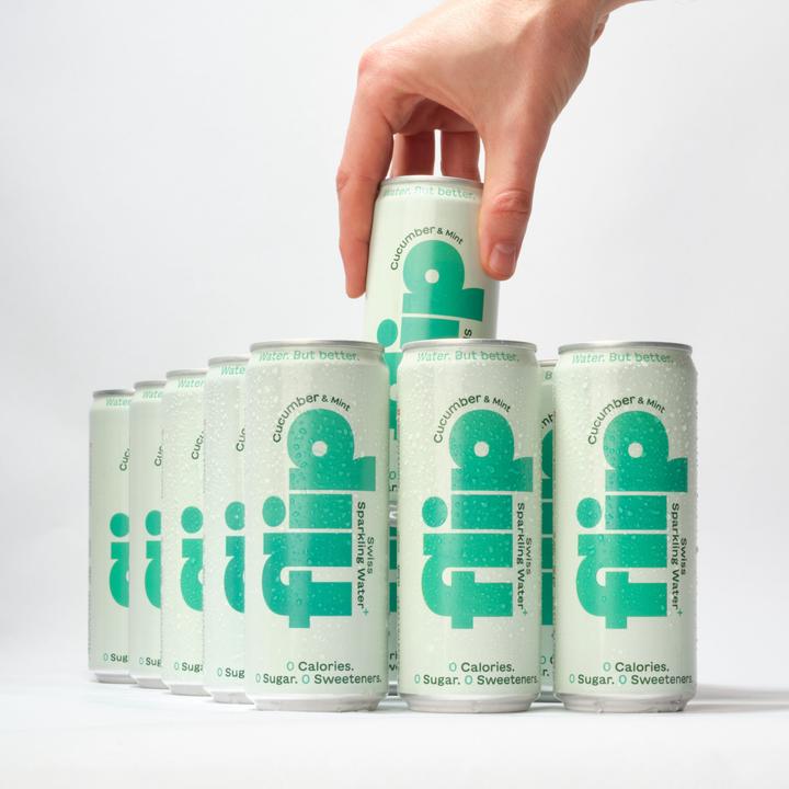 Produktbild Flip Cucumber & Mint (12 x 33 cl)