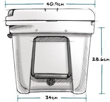 Actual product image Yeti Tundra 35 tan (35 l)