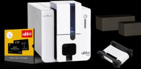 Actual product image Evolis Edikio Flex Price Tag Sol. 100 long Cards black cards - Printer - Coloured (300 dpi)