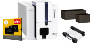 Actual product image Evolis Edikio Flex Price Tag Sol. 100 long Cards black cards - Printer - Coloured (300 dpi)