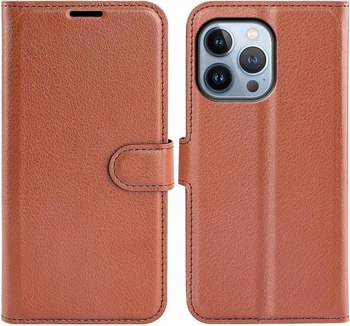 Produktbild Cover-Discount iPhone 14 Pro - Leder Etui Hülle braun (Apple iPhone 14 Pro)