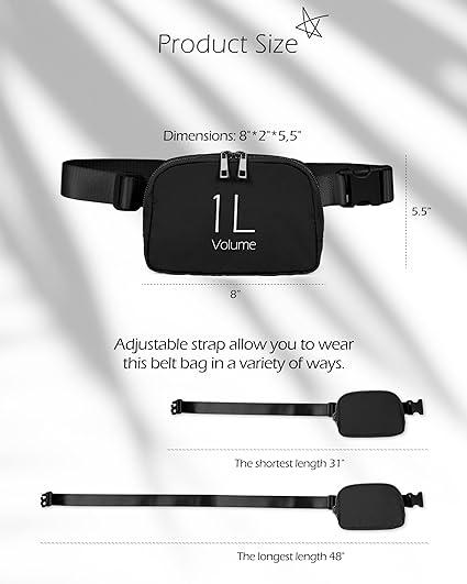 Image du produit Only-Bags.Store sac banane, mode crossbody Fanny Packs sac banane étanche mini sac banane pour la course à pied