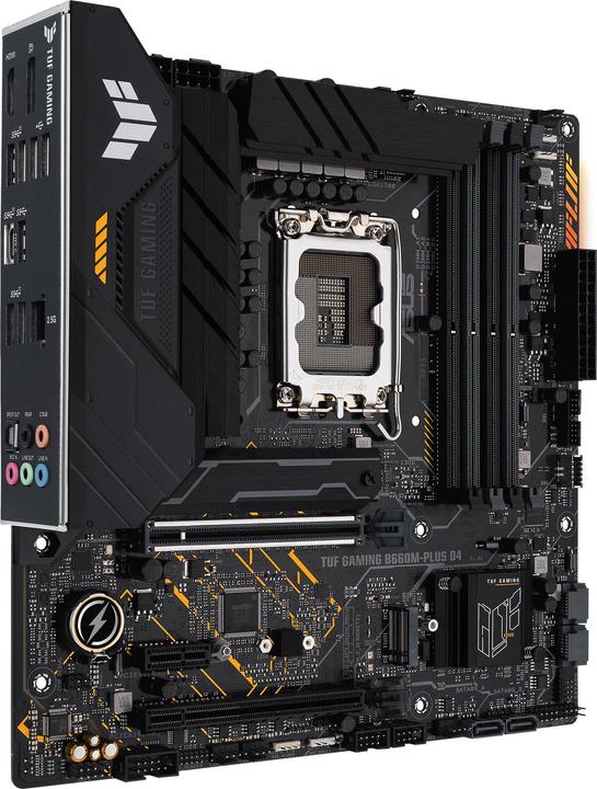 Produktbild ASUS TUF GAMING B660M-PLUS D4 (LGA 1700, Intel B660, mATX)