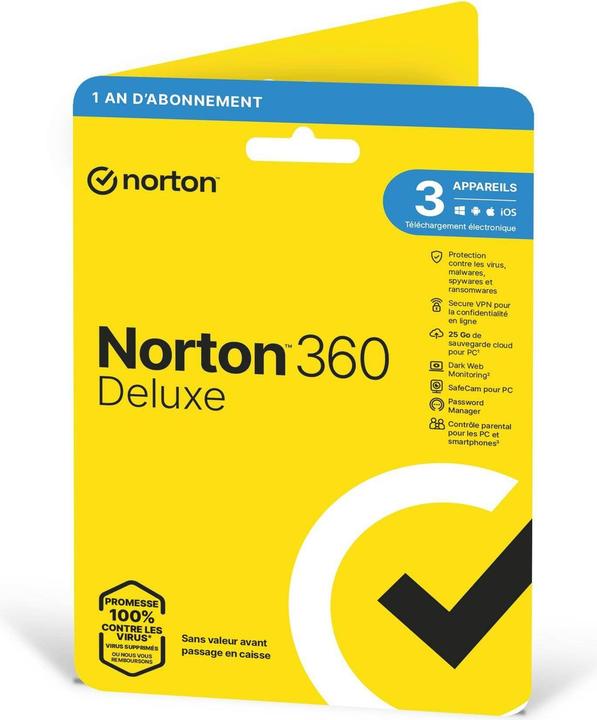 Immagine prodotto Norton 360 Deluxe Sleeve, 3 dispositivi, 1 anno (3 Utente, 12 mesi)