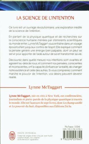 Produktbild La science de l'intention (McTaggart Lynne, Französisch)