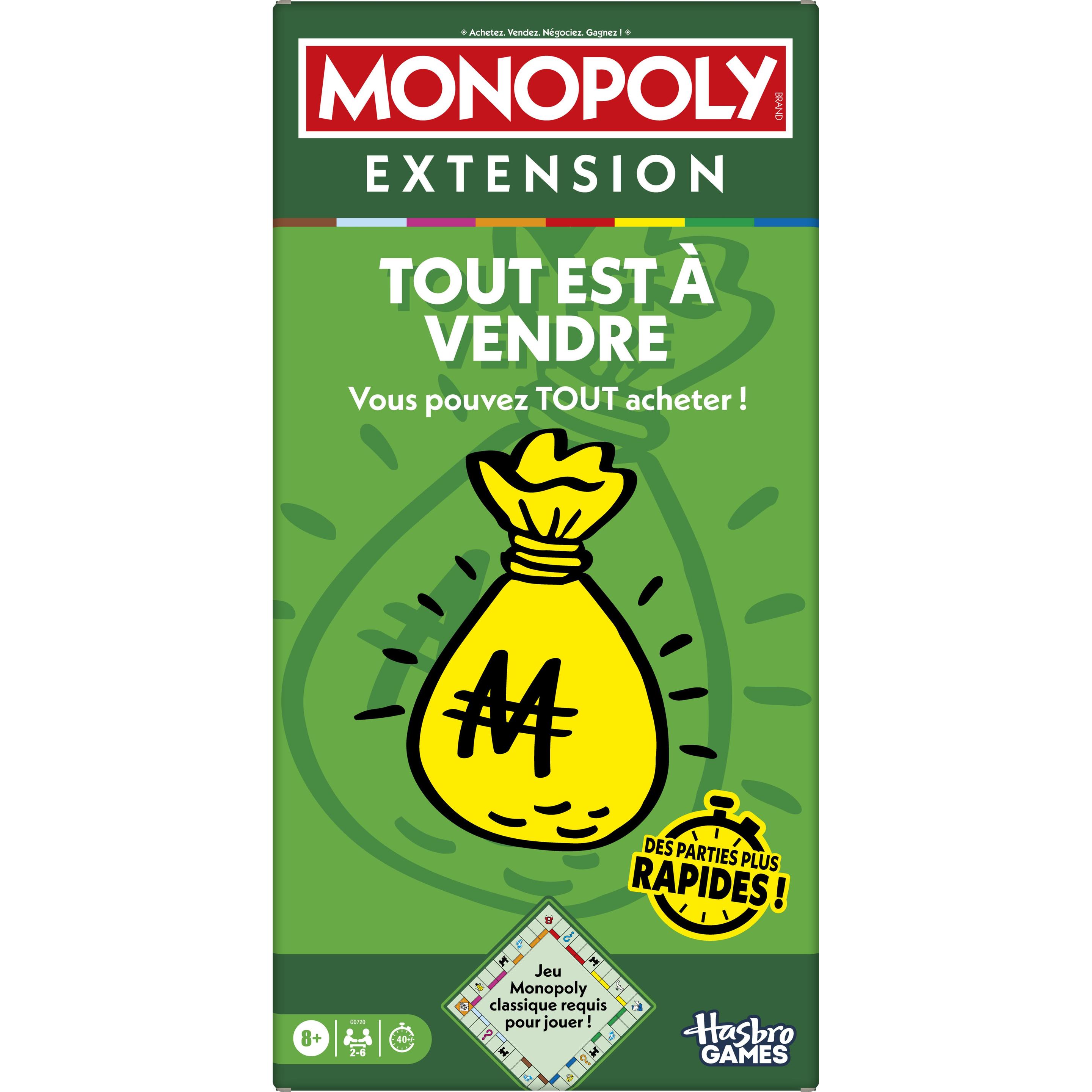 Monopoly ERGÄNZUNG Kaufe alles (zum Spielen wird das klassische benötigt) (Francese, 2 - 6 Giocatori)
