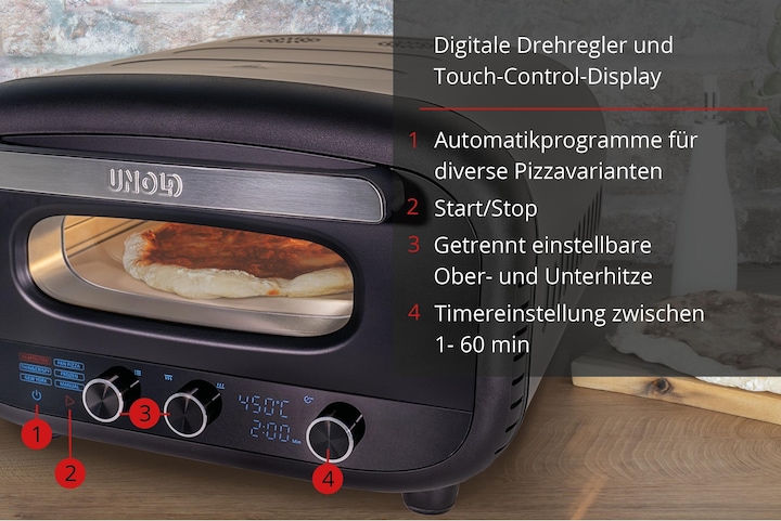 Produktbild Unold PIZZAOFEn Don Alfredo 68805 (Pizzaofen Elektro)