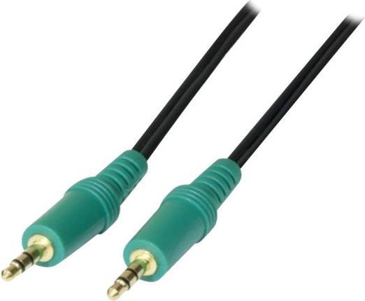 Productafbeelding Tecline Audiokabel, 3,5 mm stereo jack/stuk, ca. 5,0 m 3,5 mm stereo jackplug naar 3,5 mm stereo jackplug (5 m)