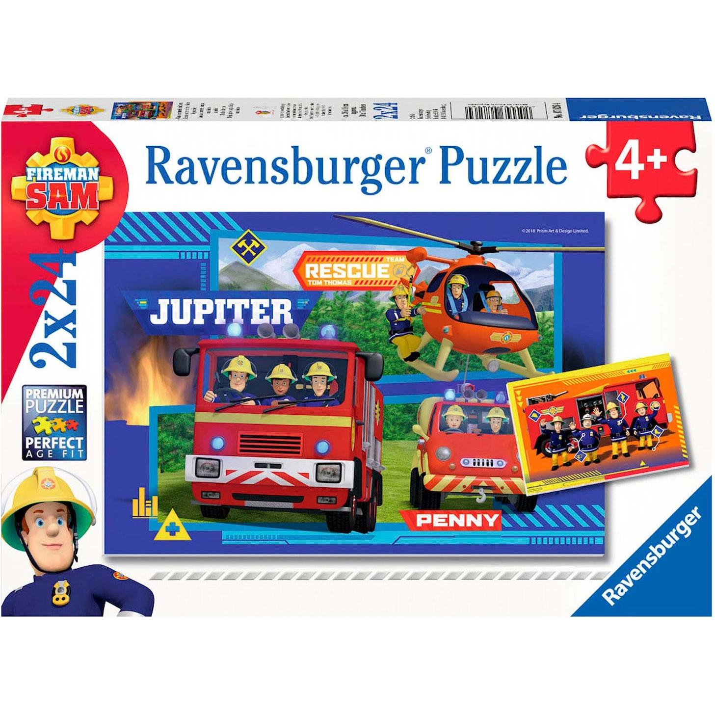 Ravensburger Feuerwehrmann Sam - In Aktion (24 Teile)