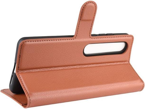 Actual product image MU Classic Litchi Leather Bookcover Series (Xiaomi Mi 10i, Mi 10 Pro)