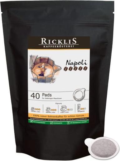 Actual product image RickliS Kaffeerösterei Napoli (40 x Port.)