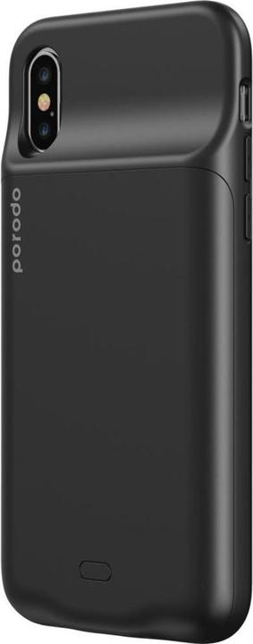 Actual product image Porodo Wireless Battery Case 4500mAh for iPhone Xs Max - Black (Apple iPhone XS Max)