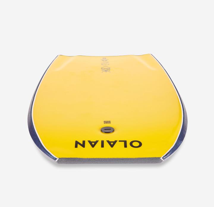 Image du produit Olaian Bodyboard BB 500 confirmé Double stringer - Grey yellow Jaune gris