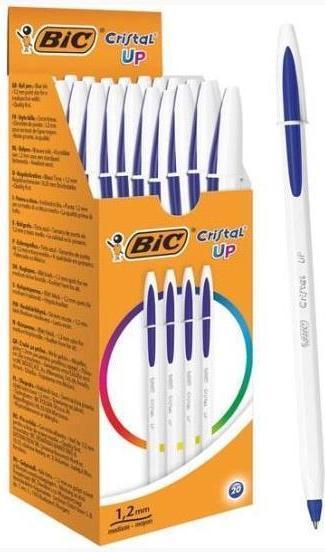 Image du produit Bic Stylo à bille Cristal Up, couleur du trait : bleu, 20 pcs (20x)