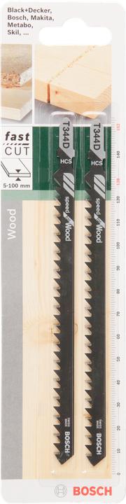 Produktbild Bosch Zubehör Stichsägeblatt HCS, T 344 D Speed for Wood