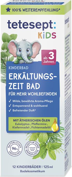 Image du produit Tetesept Bain de refroidissement pour enfants (125 ml, Huile de bain)