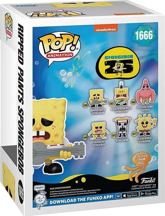 Actual product image Funko Sponge Bob - Spongebob Ripped Pants