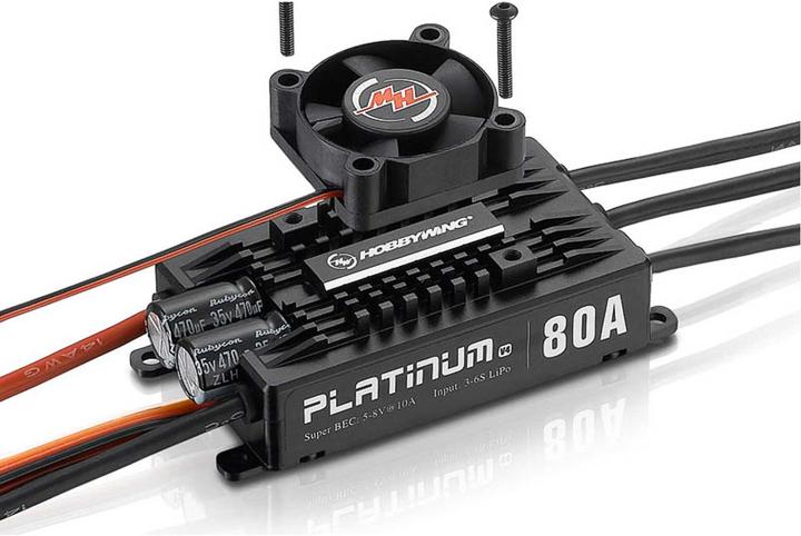 Produktbild Hobbywing Platinum Pro 80A V4 3-6s BEC 7A