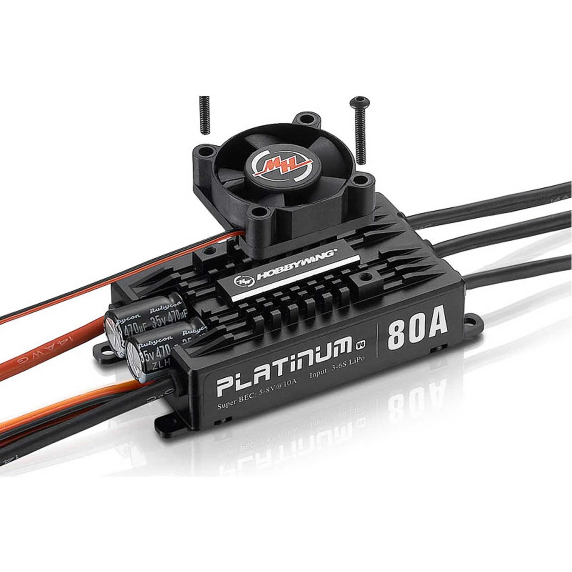 Thumbnail - Hobbywing Platinum Pro 80A V4 3-6s BEC 7A