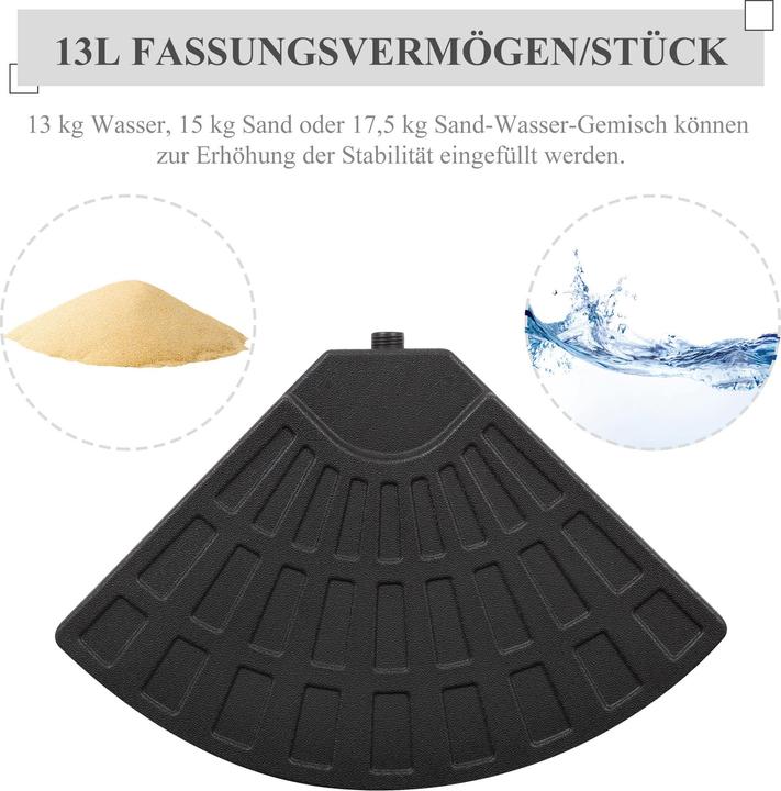 Produktbild Outsunny Schirmständer