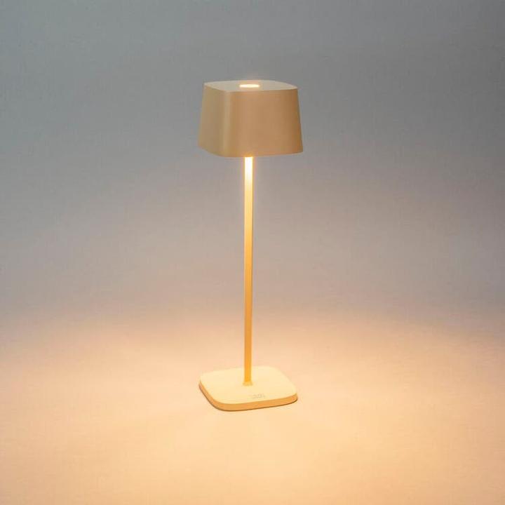 Produktbild Konstsmide Akku-Tischleuchte Capri LED 2700/3000K, Dimmbar Sand (100 lm)