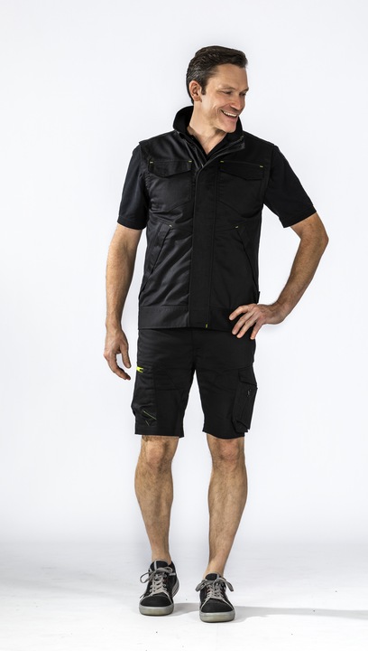Actual product image Planam Stretchline waistcoat black size M (M)