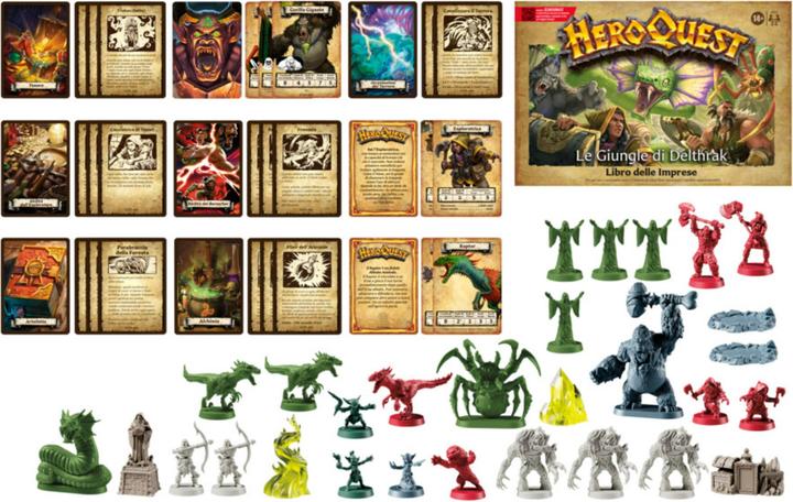 Produktbild Hasbro Avalon Hill, Heroquest, Le Giungle di Delthrak (Italienisch, 2 - 5 Spieler)