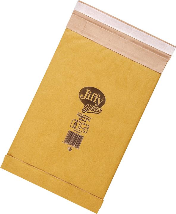 Actual product image Mailmedia Jiffy paper padded envelope, size: 3 without window, internal dimensions: 200 x 290 mm, 110 g-St. (1 x)