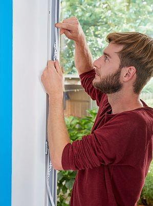 Actual product image tesa Insect screen COMFORT for windows, with Velcro tape, self-adhesive, without drilling (65 x 250 cm)