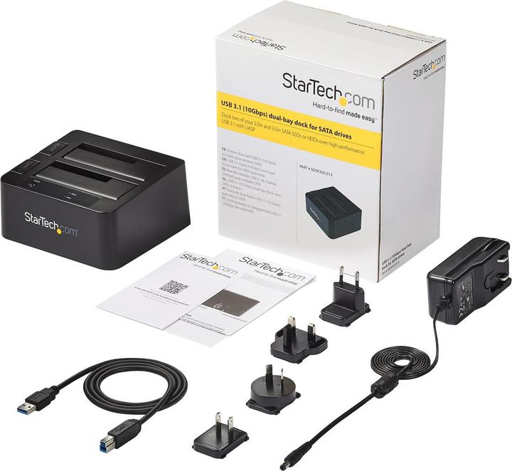Produktbild StarTech USB 3.1 GEN 2 DUAL-BAY DOCK
