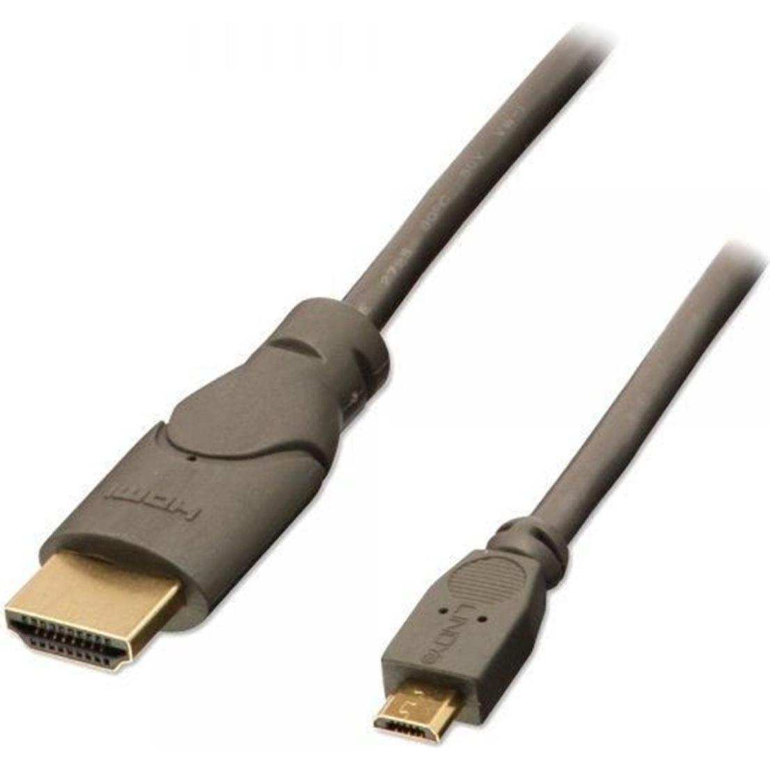 Lindy MHL (Micro USB) — HDMI (Typ A) (0.50 m, HDMI, USB), Video Kabel